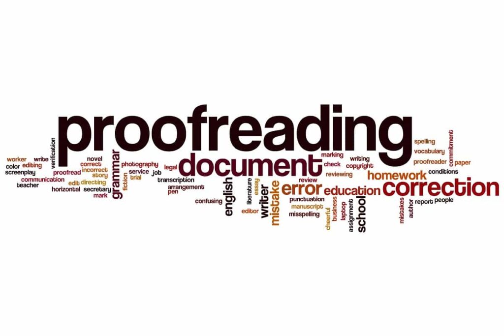 Proof & Editing Services